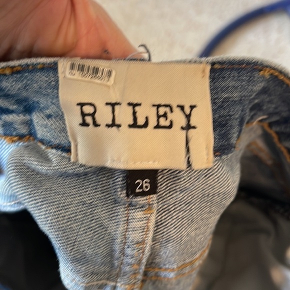 RILEY 1880 UNFINISHED MASTERPIECE CUT OFF SHORTS - Picture 7 of 8